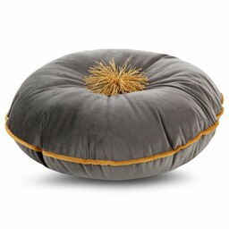 Eurofirany Poduszka dekoracyjna 40 cm Velvet beżowa