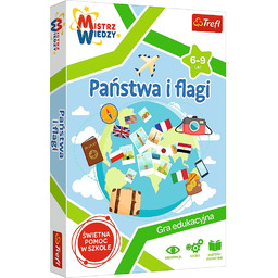 Państwa i flagi/Mistrz Wiedzy, gra edukacyjna, Trefl