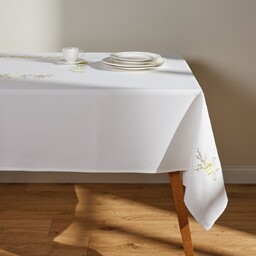 Obrus Haftowany Catkins 130x180 cm z motywem bazi