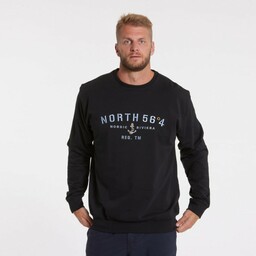 Duża Bluza Męska Czarna 41131 NORTH 56 4