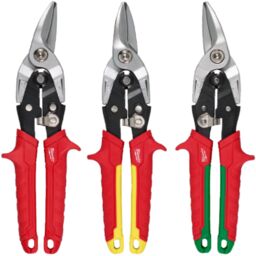 Milwaukee 3 pc Aviation Snip Set - Zestaw