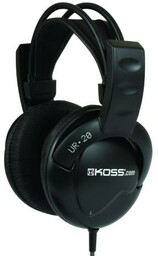 Koss UR20 Nauszne Czarny Słuchawki przewodowe