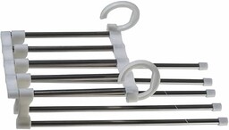 Wieszak na ubrania kulowe na 5 spodni