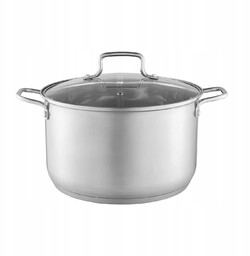 Garnek stalowy z pokrywką Hugo Plus 26 cm