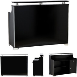 Recepcja fryzjerska lakierowana Max 130 cm kosmetyczna