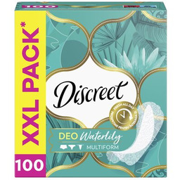 DISCREET Wkładki higieniczne Multiform Waterlily Normal (100 szt.)
