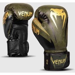 Venum Rękawice Bokserskie Impact Khaki/Gold