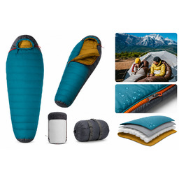 Naturehike Snowbird śpiwór typu mumia z puchu kaczego,dla