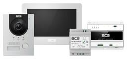 Zestaw wideodomofonowy dwuprzewodowy BCS-PAN1702S-S / BCS-MON7600W-2 BCS