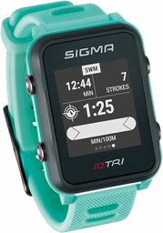 Sigma Sport Unisex ID.TRI Set Zegarek GPS, Zielony/Czarny