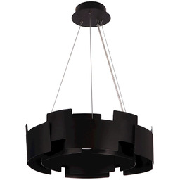 MILAGRO ML6141 Lampa wisząca TORINO BLACK 24W LED