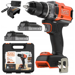 Wiertarko-wkrętarka bezszczotkowa 18V 50Nm 2x2Ah Black Decker BLD682D2XK
