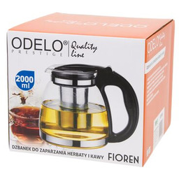 Dzbanek z zaparzaczem FIOREN 2000 ml