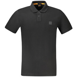 HUGO BOSS POLO KRÓTKI RĘKAW MĘSKI CZARNY