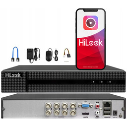 Rejestrator monitoringu Hybrydowy 8Mpx 8 Kanałów Hilook Aplikacja