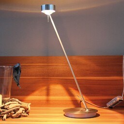 Top Light Lampa stołowa PUK, możliwość ściemniania, aluminiowy