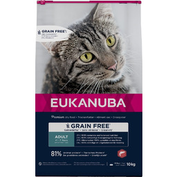 EUKANUBA Grain Free Adult Łosoś 10 kg