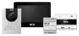 Zestaw wideodomofonowy dwuprzewodowy BCS-PAN1702S-S / BCS-MON7600B-2 BCS
