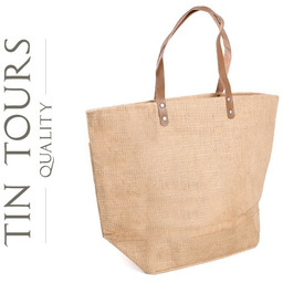 JUTOWA TORBA NA ZAMEK 50x20x39/60 cm