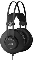 AKG K52 Nauszne Czarny Słuchawki przewodowe