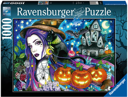 Ravensburger, puzzle, Halloween, 1000 el.