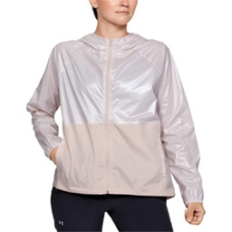 Under Armour Damski metaliczny tkany Fz top rozgrzewający