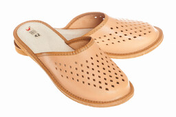 Wójciak Podhale męskie kapcie skóra naturalna zabudowane styl