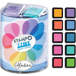 Aladine 45126 - zestaw poduszek do stempli -