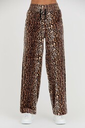 JUICY COUTURE Spodnie dresowe Bexley Leopard Velour Track