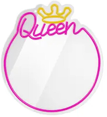 Forever Mirror LED Queen FMNE04 19lm Neon