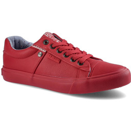 Czerwone Trampki Big Star Damskie Sznurowane Buty