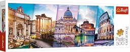 Trefl Podróż do Włoch Puzzle Panoramiczne 500 Elementów