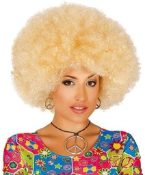 PERUKA AFRO BLOND