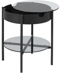 Stolik Tipton Glass S czarny