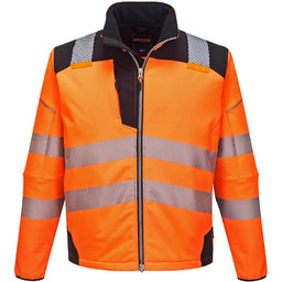 PORTWEST T402 SOFTSHELL OSTRZEGAWCZY PW3; POMARAŃCZOWY/CZARNY