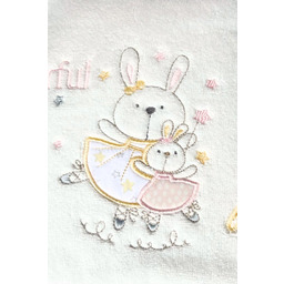 Podarunkowy zestaw ręczników dla dzieci BUNNY, 2 szt