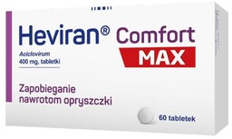 Heviran Comfort MAX 400mg, 60 tabl. Lek
