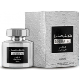 Lattafa, Perfumes Confidential Platinum, woda perfumowana, 100 ml