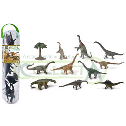 Collecta, figurki kolekcjonerskie, box z minizauropodami