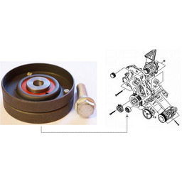 Rolka paska wielorowkowego 4861633