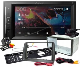 Radio Pioneer 2 Din Mikrofon Kamera Fiat Panda