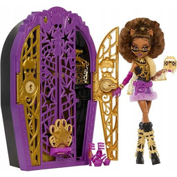 MONSTER HIGH STRASZYSEKRETY CLAWDEEN WOLF LALKA Z AKCESORIAMI