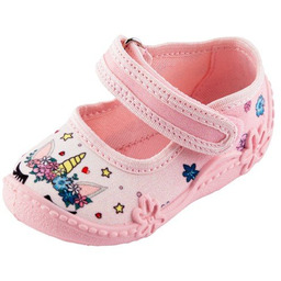 Trzewiki niemowlęce z motywem jednorożca różowe Vi-GGa-Mi