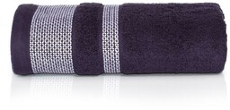 Detexpol Ręcznik 70x140 Carlo fioletowy frotte bawełniany 550g/m2