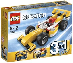 LEGO Creator, klocki Samochód wyścigowy 3w1, 31002