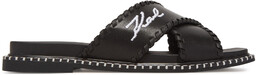 Klapki KARL LAGERFELD Kleo KL81372 Czarny