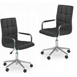 Fotel młodzieżowy Gonzo 2 Halmar czarny ergonomiczny, nowoczesny,