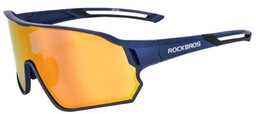 Rockbros Okulary przeciwsłoneczne na rower 10134PL (niebieskie)