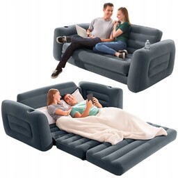 Materac Dmuchany Dwuosobowy Łóżko Do Spania Kanapa Sofa