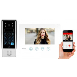 EURA Wideodomofon VDP-90A3 DELTA + biały monitor